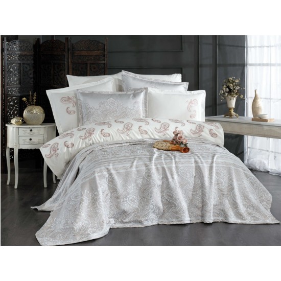 Çapa Home - Çapaev Hüma 9 Parça Gelin Seti Capi-Krem